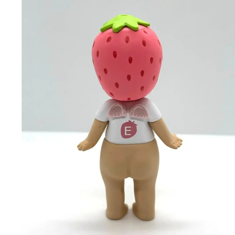 New Unbranded Kewpie/Angel Collectible Mini Figure, Strawberry Break, Open Box